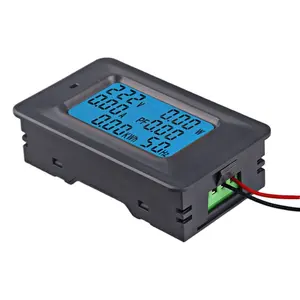 AC22KW 110 ~ 250V 100A แรงดันไฟฟ้าแบบดิจิตอลมิเตอร์เมตรตัวบ่งชี้ Current Amps Volt Wattmeter Tester Detector
