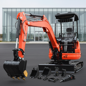 Mini Excavadoras de 2.5, 3.5 y 2 Toneladas con Motor, Envío Gratis, Certificación CE/EPA/Euro 5, con Accesorios Completos, Duraderas, ¡Gran Venta! - Product Image 1