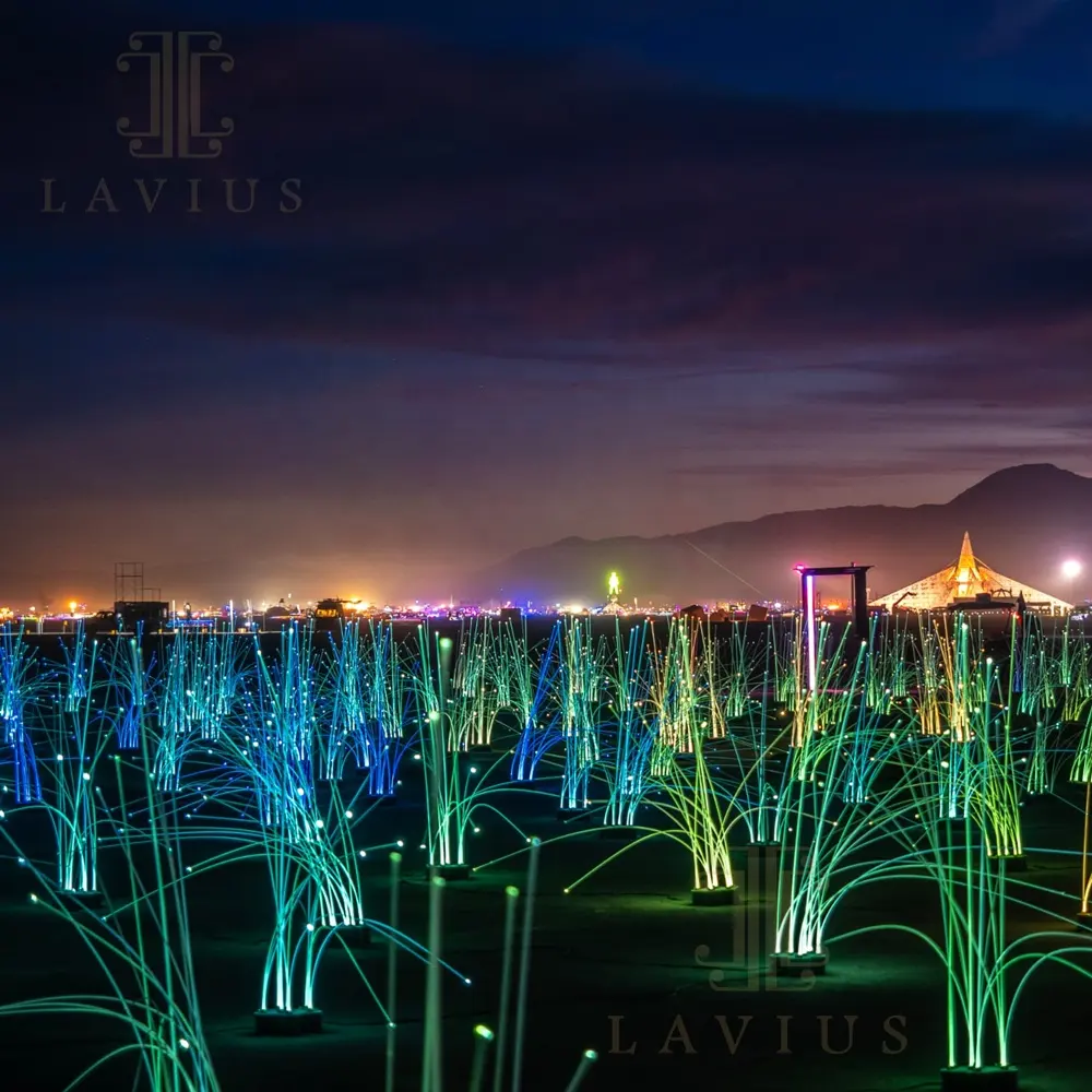 Хорошее качество, заводская цена, наружный ландшафт, декоративное садовое освещение, светодиодное оптоволоконное освещение