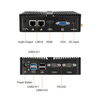 Servidor Industrial de Doble LAN 2*COM, Mini PC de Bajo Consumo con Procesador N2940, Router Firewall OPNSense, Chasis Industrial Personalizado