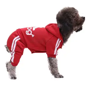 Best Selling Plush Hooded Tracksuit Pets Chinese New Year Clothing