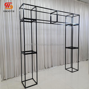 SMOOTH Customize Design Wedding Events Party Decoration Arch Black Flower <b>Stand</b> Stage <b>Backdrop</b> - Product Image 4