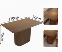 Meubles de café en bois massif nordique, banquette de restauration rapide, canapé, table à manger, chaises pour restaurant