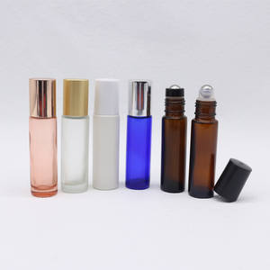 Svuota il rotolo di profumo di vetro in oro rosa da <span class=keywords><strong>10</strong></span> <span class=keywords><strong>ML</strong></span> sulla bottiglia bottiglie di rullo di olio essenziale di profumo rosa da 1/3 once - Product Image 6