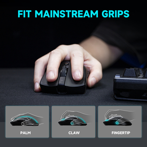 Souris Tri-mode 2.4G/filaire/BT PAW3395 26000DPI 650IPS Nordic52820 1000hz pour Gamer Valorant/<span class=keywords><strong>LOL</strong></span>/FPS - Product Image 3
