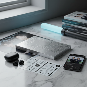 JeonghanXWonwoo (SEVENTEEN) K-Pop Products 1st Single Album 'THIS MAN' Lyric Paper Sticker Unit Folded <b>Poster</b> - Product Image 3