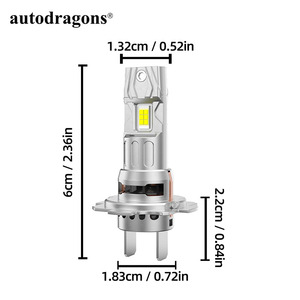 Ampoule de phare LED 1:1 HALOGEN DESIGN 3570 30W 4000LM H7 H8 H9 H11 9005 9006 9012 H10 H4 Ampoules de phare LED M29 - Product Image 6