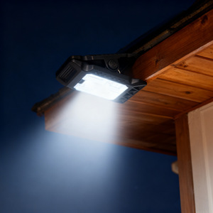 Lámpara Solar con Clip para Cerca o Pared, con Sensor de Movimiento, Impermeable, LED, Iluminación de Seguridad para Jardín, Patio, Camino - Product Image 2