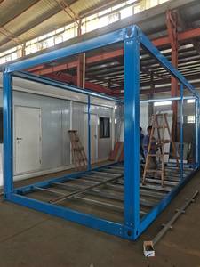 Estructura de Contenedor de Acero Ligero Prefabricada y Desmontable, Galvanizada, de 20 pies, Resistente a Terremotos, Grado 8, China - Product Image 6