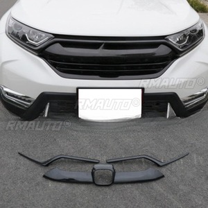 Pour Honda CRV 2017-2020 : Bandes décoratives de calandre de pare-chocs, kit carrosserie de calandre sport, bande décorative arrière, pièce extérieure - Product Image 2
