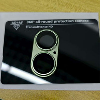 Pour iPhone 17 Pro Max Protecteur d'objectif d'appareil photo Film d'objectif en verre trempé en métal givré pour iPhone 17 Air