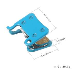 1 paire de plaquettes de frein pour trottinette électrique <span class=keywords><strong>Segway</strong></span> Ninebot P65 P65U P65A P65E <span class=keywords><strong>P100</strong></span> P100S P100SE, plaquettes de frein à disque d'origine, pièces de rechange - Product Image 2