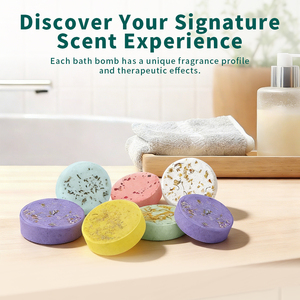 Tabletas de Baño de Vapor Aromáticas de Origen Vegetal, No Irritantes, con Aroma Ligero a Lavanda, Humectante Nutritivo para Todo Tipo de Piel - Product Image 6