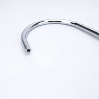 Robinet d'eau potable chromé en acier inoxydable pour purificateur d'eau de cuisine par osmose inverse RO, robinet filtre à eau col de cygne