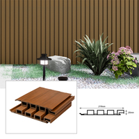 Panneaux muraux composites ASA WPC imperméables, panneaux muraux extérieurs ondulés, adaptés à une utilisation en extérieur