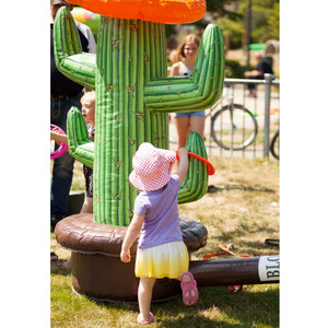 Divertido Juego Inflable de Lanzamiento de Anillos de <span class=keywords><strong>Cactus</strong></span> de PVC, Juego Deportivo Inflable, Juegos Inflables de Carnaval para Eventos Infantiles - Product Image 5