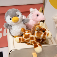 Vente en gros Poupée pingouin debout épaule Couette Réfrigérateur Magnétique épaule Peluche Animal Ornement Cadeau pour enfants