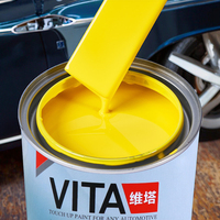 Vernis automobile, revêtement liquide, peinture acrylique pour la rénovation automobile, apprêt 1k, couleur unie, bleu argenté fin, séchage rapide, brillant élevé, pulvérisation