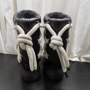 Tendencias 2026, Botas de Nieve Negras de Diseño Unisex, Botas de Nieve Térmicas de Marca de Lujo para Hombre, Botas de Moda Personalizadas para Mujer - Product Image 4