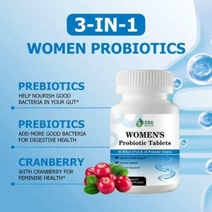 Best Selling Womens Probiotic Tablets Candy Digestive Enzymes Prebiotics Cranberry Help Nourish Good Bacteria in <b>your</b> Gut Tablet - Product Image 6