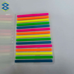 Marque-pages autocollants colorés Kingpin pour la lecture, <span class=keywords><strong>notes</strong></span> adhésives transparentes, bloc-<span class=keywords><strong>notes</strong></span>, papeterie esthétique - Product Image 4