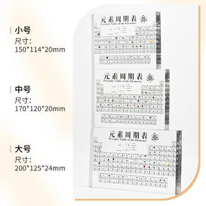 Tabla periódica de los elementos de acrílico, modelo de enseñanza en chino e inglés, muestra real, adorno de escritorio para educación científica - Product Image 2