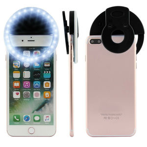 Mini anneau lumineux LED rechargeable USB-C à 36 LED avec clip pour selfie, lumière d'appoint portable pour photographie sur téléphone portable, fonctionnant sur <span class=keywords><strong>batterie</strong></span> - Product Image 4
