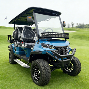 Voiturette de golf électrique 4x4 à deux places, construite sur mesure avec des caractéristiques de sécurité pour les routes non publiques - Product Image 1
