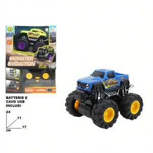 รถบรรทุกมอนสเตอร์อีโวลูชั่น RC ขนาด 1:32 พร้อมรีโมทคอนโทรลสำหรับเด็ก เล่นแบบออฟโรด - Product Image 2