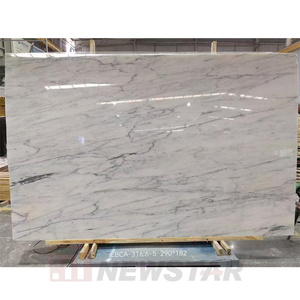 Newstar interno lastra di pietra Bianco Venato marmo prezzo marmo naturale prezzo per pavimentazione Calacatta Veneto lastra - Product Image 1