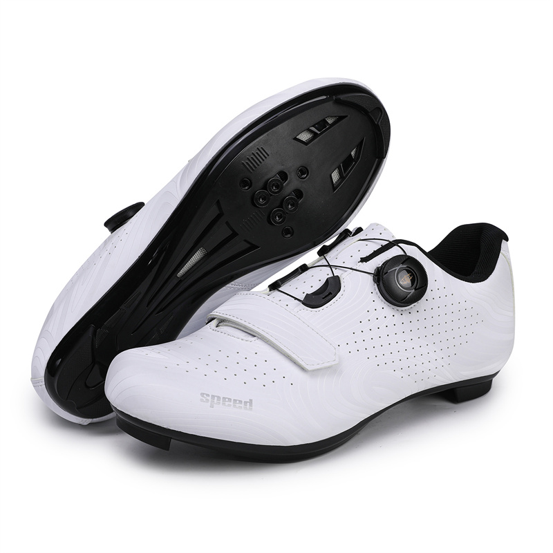 Chaussures de vélo de montagne autobloquantes pour hommes et femmes, chaussures de VTT, baskets de piste, bottes d'équitation, pédales éventuelles D  18