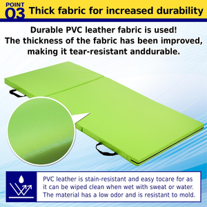 Colchoneta de Gimnasio Plegable en 4 Partes para Ejercicio en Casa y Yoga, Producto Deportivo y de Entretenimiento - Product Image 2