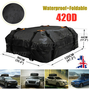 Sac de transport étanche 420D pour toit de voiture, sac de rangement universel pour bagages, sac de voyage pour camping, boîte de rangement pour bagages - Product Image 1