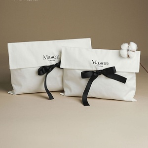 Recyclable High End Canvas Bag Canvas <b>Envelope</b> Bag With Belted Product Packaging - Product Image 1