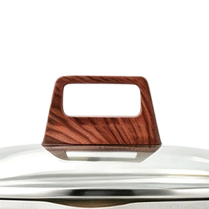 Modern Design Durable Popular 24cm <b>Non</b> <b>Stick</b> Coated Aluminum Home Cooking Frying <b>Wok</b> Pan <b>with</b> Glass <b>Lid</b> - Product Image 4