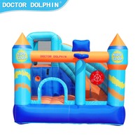 Château gonflable pour enfants, château gonflable pour usage domestique, château gonflable avec toboggan, jouet de sport d'extérieur