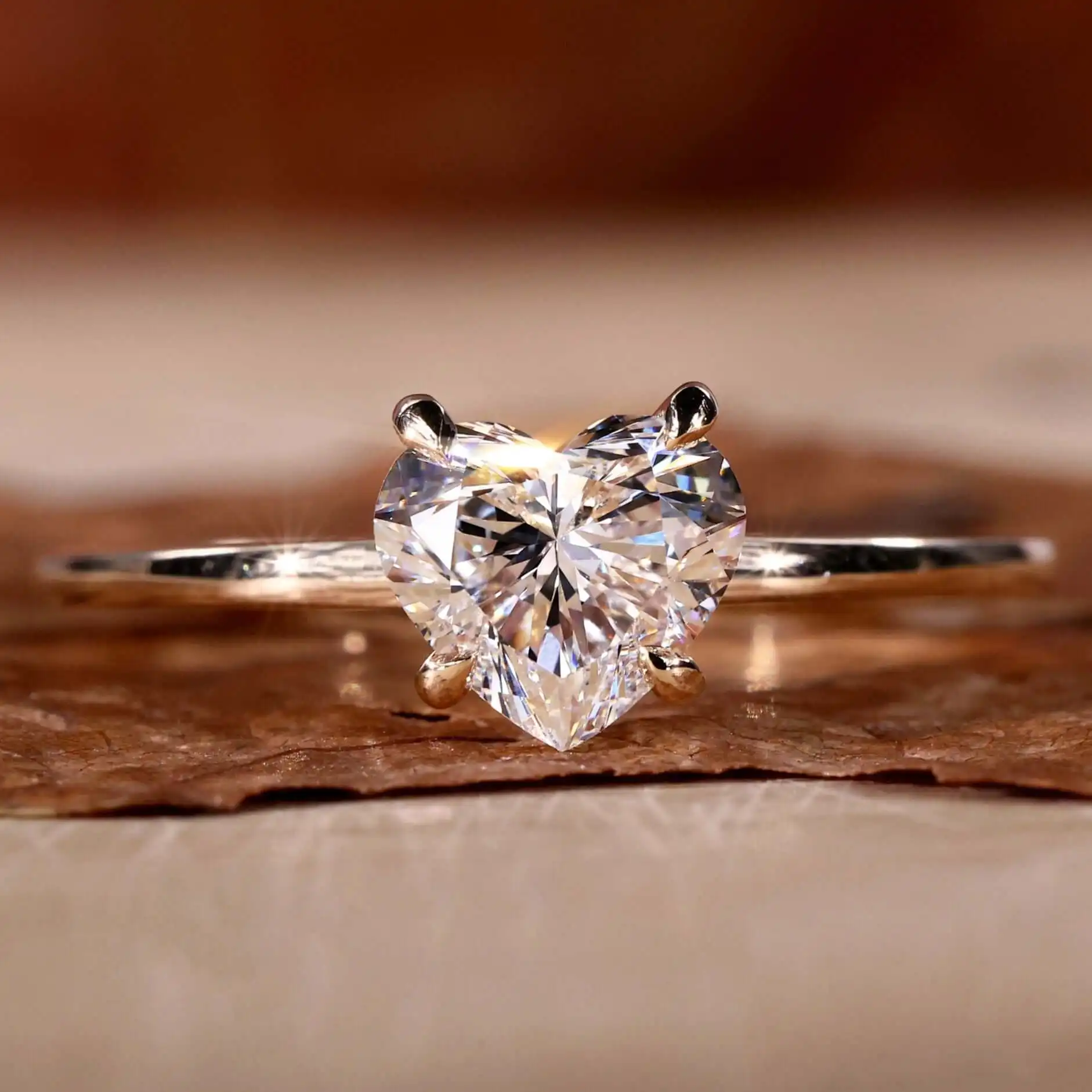 Custom VVS IGI GIA Certified HPHT CVD 4CT Lab Grown Diamond 10K 14K Real Gold Fine Jewelry Engagement Wedding Ring For Women man