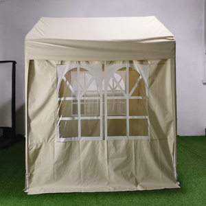 Abri de <span class=keywords><strong>voiture</strong></span> extérieur portable en acier inoxydable Tuoye avec parois latérales amovibles pour parking simple taille 2x2m - Product Image 1