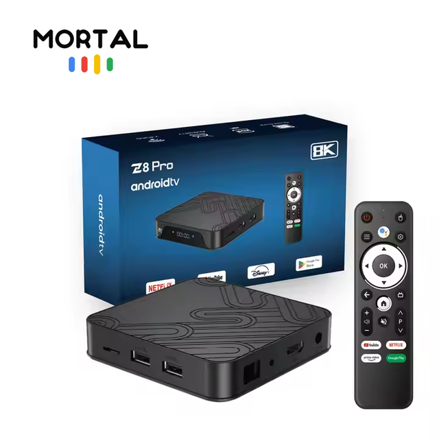 Factory Wholesale Mortal Z8 PRO Allwinner H313 Android 12.0 4K TV Box 2.4G/5.8G WIFI HDR10+ Streaming Media Player Box