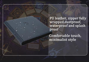    Classeurs DIY personnalisables en cuir PU, 12 pochettes, pour 384+ cartes Top Loader 35PT, étanches, pour Yugioh TCG et album photo UG - Product Image 4