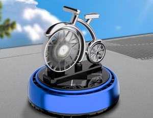 Năng lượng mặt trời Powered xe nội thất phụ kiện quay xe đạp xoay đồ trang trí kéo dài Hương liệu hương thơm nước hoa xe hơi - Product Image 4