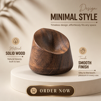 Diffuseur d'huiles essentielles en bois naturel, portable, en noyer, avec logo personnalisé au laser, sans alcool, écologique, pour les entreprises