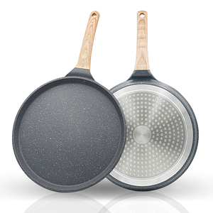 Sanlang bán buôn bánh pizza Pancake phẳng <span class=keywords><strong>TAWA</strong></span> cảm ứng dưới 8in 10in Vòng Crepe Chảo không dính - Product Image 1