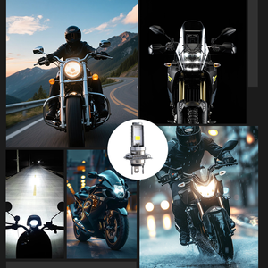 Accessoires pour <span class=keywords><strong>moto</strong></span>, phare <span class=keywords><strong>LED</strong></span> H4 modifié pour <span class=keywords><strong>moto</strong></span>, yeux d'ange, mini phare de conduite, universel 12v, projecteur antibrouillard - Product Image 3