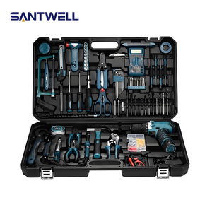 Ensemble <span class=keywords><strong>de</strong></span> perceuse électrique à main <span class=keywords><strong>de</strong></span> 19 à 160 pièces, boîte à outils, kit combiné multifonctionnel <span class=keywords><strong>pour</strong></span> <span class=keywords><strong>la</strong></span> maison, vente en gros - Product Image 1