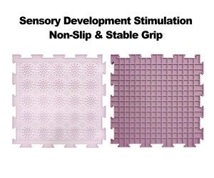 Tapis sensoriel en silicone léger, durable et non toxique avec texture à points circulaires, antidérapant, réutilisable, tapis de sol pour la maison - Product Image 1