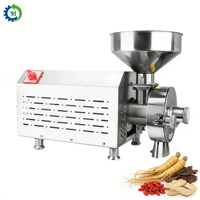 Broyeur industriel de soja, céréales, feuilles, graines de chanvre, curcuma avec moteur 3500W en acier inoxydable martensitique