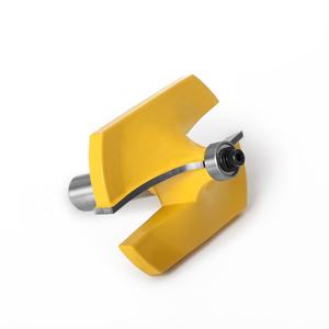 12 毫米和 1/2 英寸圆柄硬质合金刀头台面切边铣刀，每套 2 件，2 刀片，用于木工的扶手铣刀 - Product Image 5