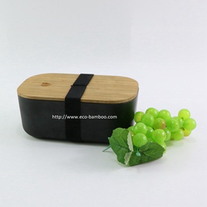 100% boîte à <span class=keywords><strong>lunch</strong></span> Bento en plastique PP recyclé boîte à <span class=keywords><strong>lunch</strong></span> en <span class=keywords><strong>fibre</strong></span> <span class=keywords><strong>de</strong></span> <span class=keywords><strong>bambou</strong></span> PLA avec couvercle en <span class=keywords><strong>bambou</strong></span> pour enfants et adultes - Product Image 2