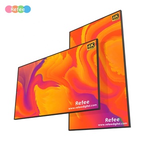Écran publicitaire numérique ultra-fin Refee 4K avec menu numérique, Android, WiFi, cadre, 32-55 pouces, écran <span class=keywords><strong>tactile</strong></span> LCD mural intérieur - Product Image 1